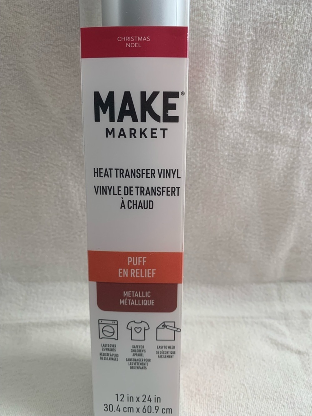 NWOT MAKE Market Metallic Heat Transfer Vinyl - Silver - Picture 6 of 7